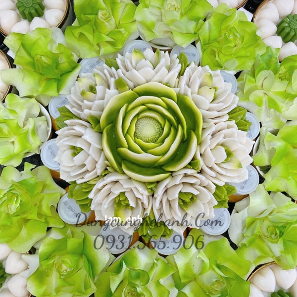 Khuôn Silicon - Hoa Hồng Lai - Hông Trà Chà Bá SL150K