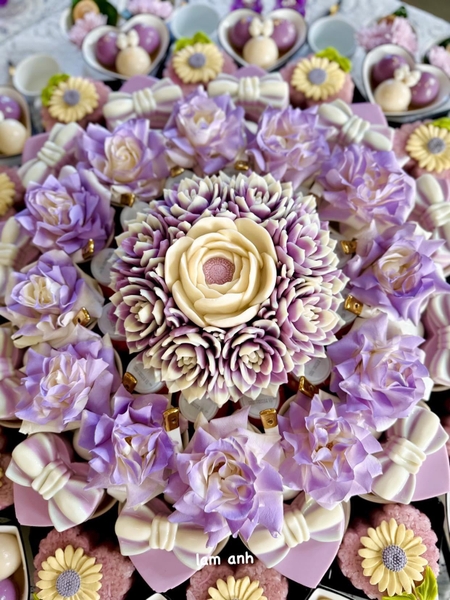 Khuôn Silicon - Hoa Hồng Lai - Hông Trà Chà Bá SL150K