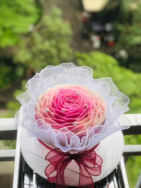 Khuôn Silicon - Hoa Hồng - Tròn Hồng 18cm 450K SALE > 350K