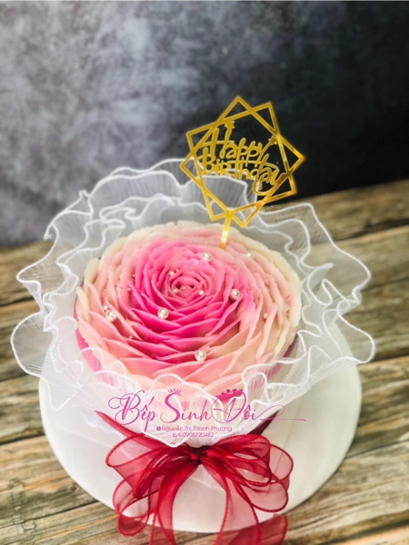 Khuôn Silicon - Hoa Hồng - Tròn Hồng 18cm 450K SALE > 350K