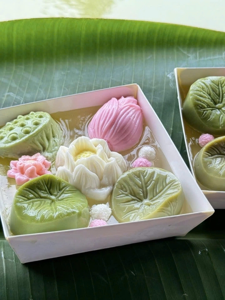 Khuôn Silicon Chè Sen - Đài Sen