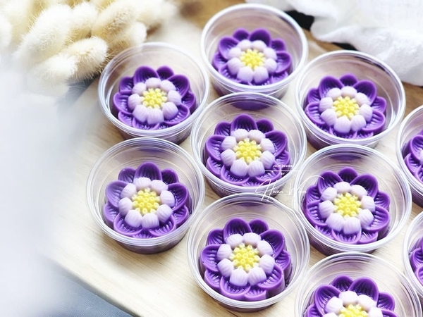 [10 cup] Khuôn Silicon - Cup Set 5cm - M53 - Hoa Sen Nhuỵ