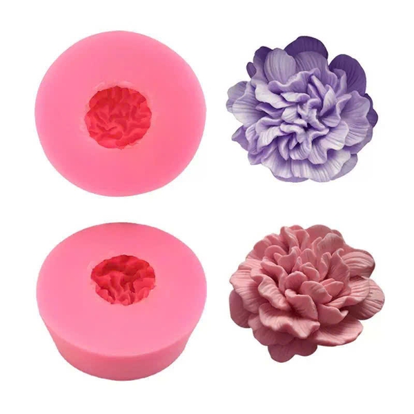 Khuôn Silicon - Hoa Cẩm Chướng Cuộn - 7cm sl 49k