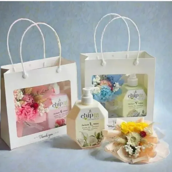 Túi Giấy - Quai Xách - Vuông 20x20x10cm - Túi Trắng