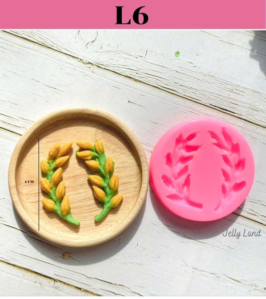 Khuôn Silicon - Lá - Dây Nụ Búp Đơn
