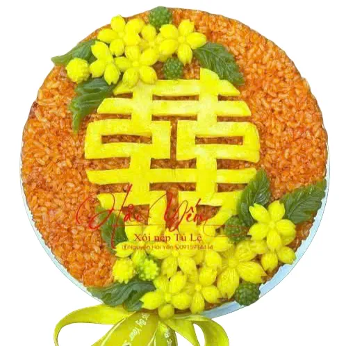 Khuôn Silicon - Chữ Song Hỷ - Tròn 11.5cm