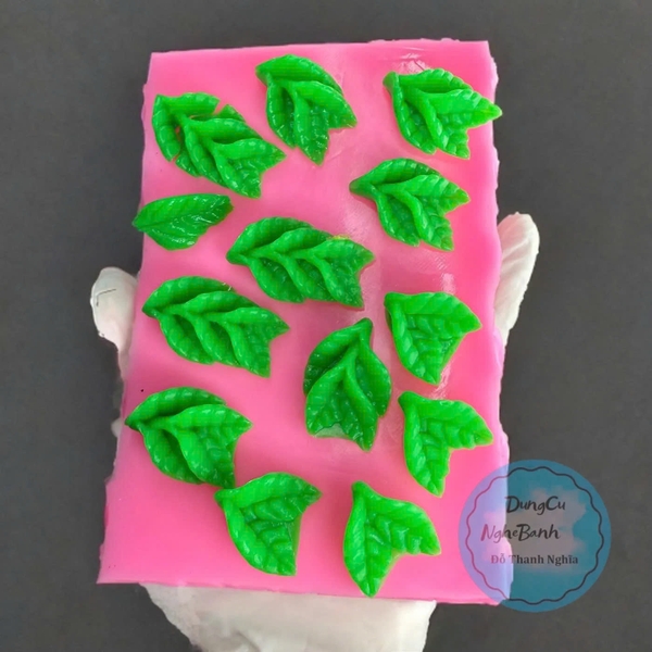 Khuôn Silicon - Dây Lá - Lá 13c J-74