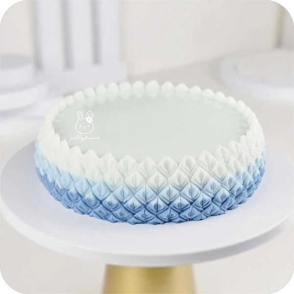 Khuôn Silicon - Đế Sen Thái Tầng - 19cm Cao 5.2cm