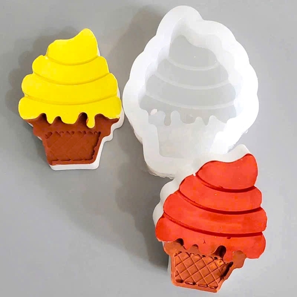 Khuôn Silicon - Cây Kem Cup 5.8cm 1c