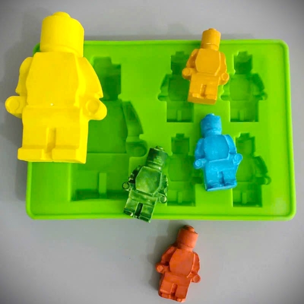 Khuôn Silicon - Em Bé - Lego Robot Vĩ Lớn Nhỏ 5c