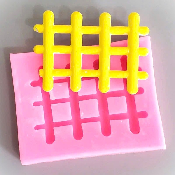 Khuôn Silicon - Hàng Rào - 5x3.4cm