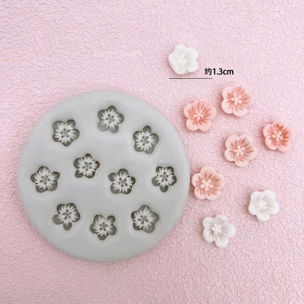 Khuôn Silicon - Hoa Mai Đào Vĩ 10c 1.3cm