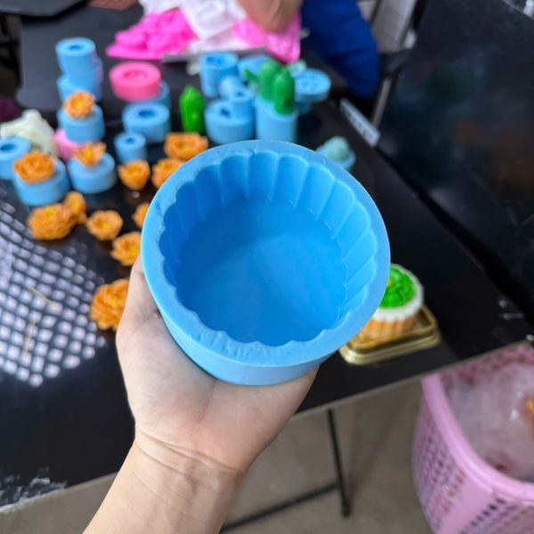 Khuôn Silicon - Đế - Đế Tròn 9cm