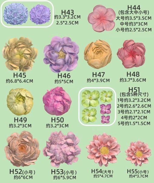 Khuôn Silicon - Hoa Hàn Quốc - H50