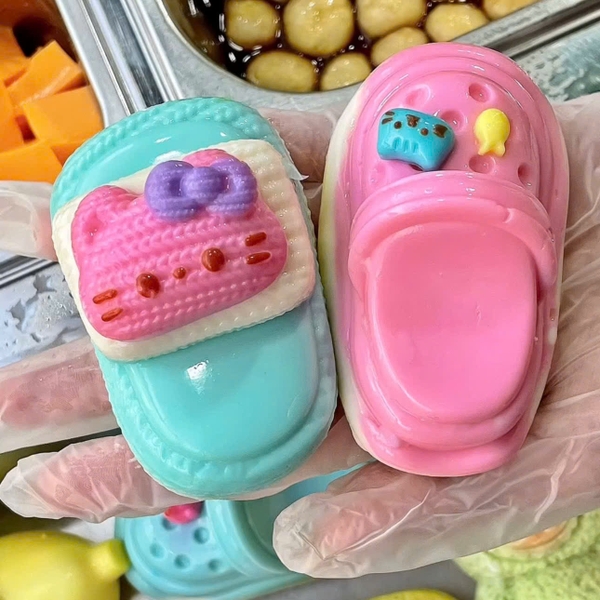 Khuôn Silicon - Em Bé Giày - Giày Dép Kitty Khúc Bạch