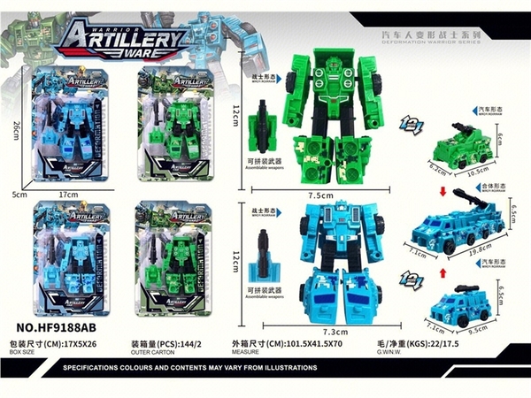 HF9188AB VỈ ROBO RÁP BIẾN HÌNH XE TĂNG