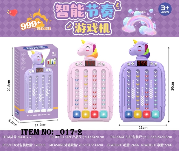 _017-2  HỘP TRÒ CHƠI NHỊP ĐIỆU ÂM NHẠC NGỰA PONY PIN