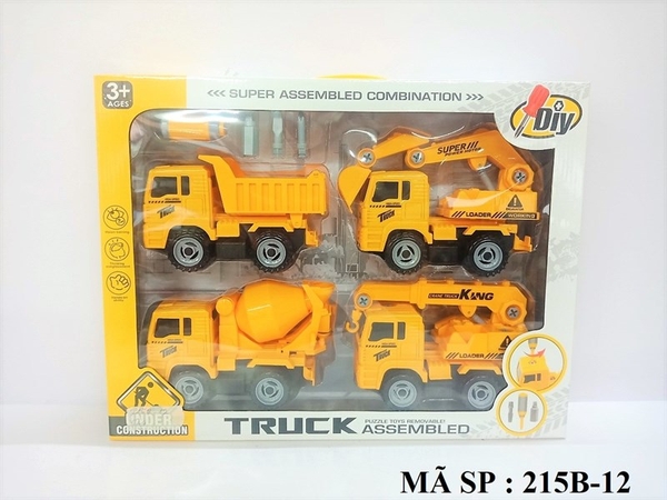 215B-12 HỘP XE CT 4C CẨU, TRỘN, BEN, CÀO + TUA VÍT Truck
