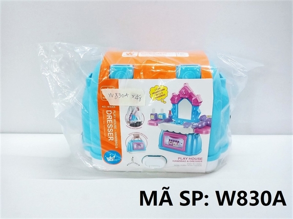 W830A TÚI XÁCH VALI KỆ TRANG ĐIỂM 2 IN 1 26 MIẾNG Dresser