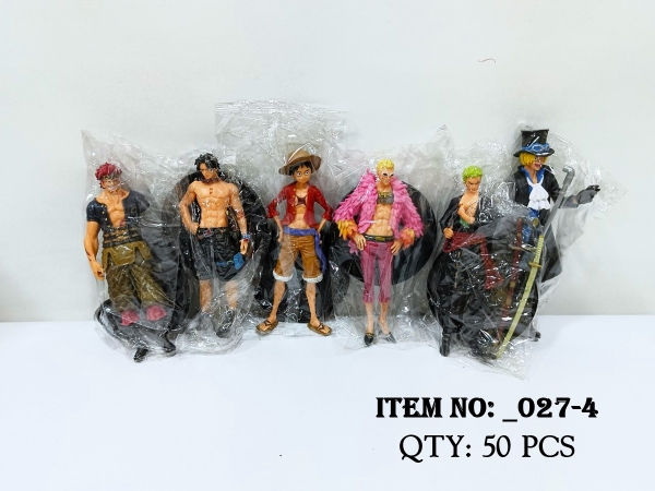 _027-4  VỈ 6T MÔ HÌNH NHÂN VẬT HẢI TẶC