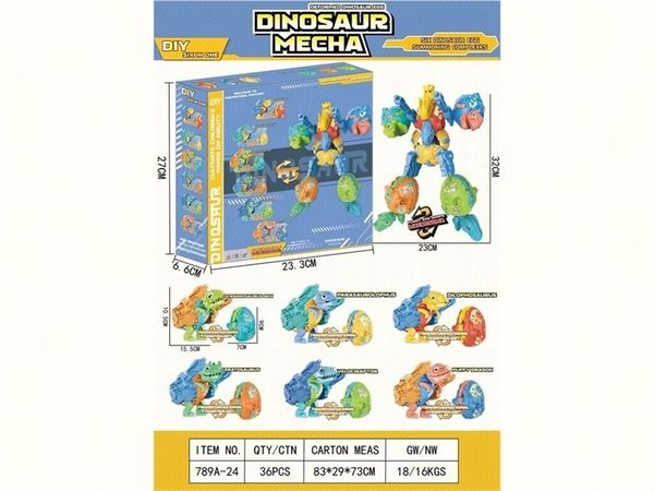 789A-24 HỘP TRỨNG KHỦNG LONG BIẾN HÌNH