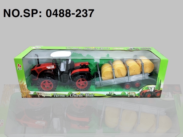 _0488-237  HỘP XE CÔNG NÔNG TRỚN CHỞ 4 CUỘN RƠM