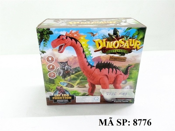 8776 HỘP KHỦNG LONG PIN CỔ DÀI, ĐẺ TRỨNG