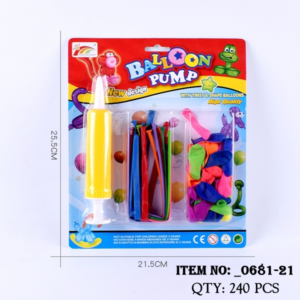 _0681-21  VỈ BONG BÓNG + ỐNG BƠM