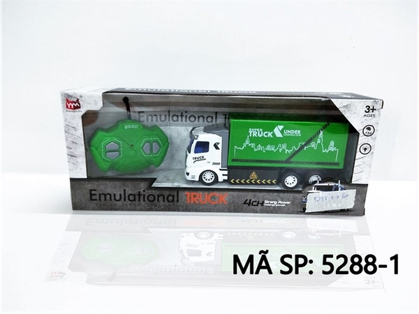 5288-1 HỘP XE CT HỐT RÁC ĐK 7 Đ.TÁC, KHÔNG SẠC TL 1:48 (Emulational Truck)