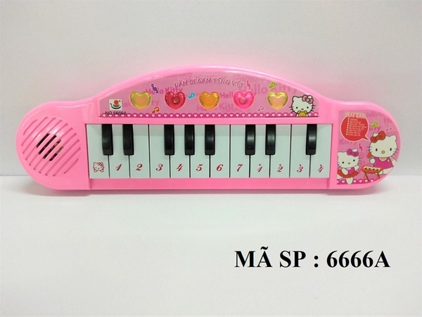 6666A TÚI ĐÀN ORGAN PIN MÈO KITTY TIẾNG VIỆT