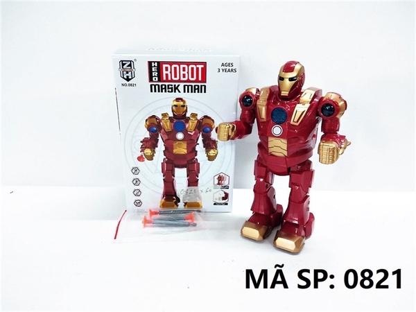 _0821 HỘP ROBO SN NGƯỜI SẮT PIN + 3C HÍT