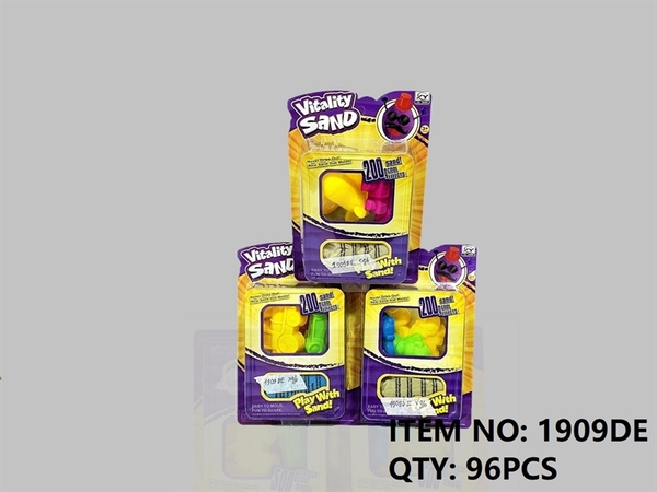 1909DE VỈ ĐẤT SÉT CÁT NẶN 1 TÚI 200G 2 MẪU (XE LỬA, MÁY BAY, TÀU + THÚ RỪNG) Vitality Sand