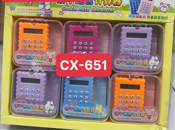 CX-651  LỐC MÁY TÍNH TIỀN MÀU 12 CÁI