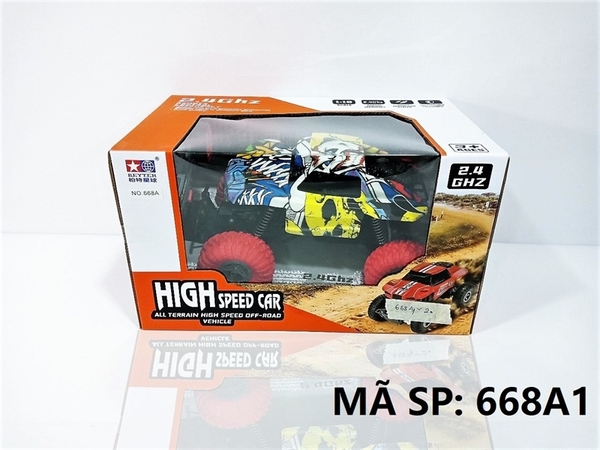 668A1 HỘP XE JEEP BÁNH LỚN ĐỊA HÌNH HOA VĂN ĐIỀU KHIỂN 7 ĐỘNG TÁC, CẦN GẠT XOAY, CÓ SẠC, TL 1:16 667A