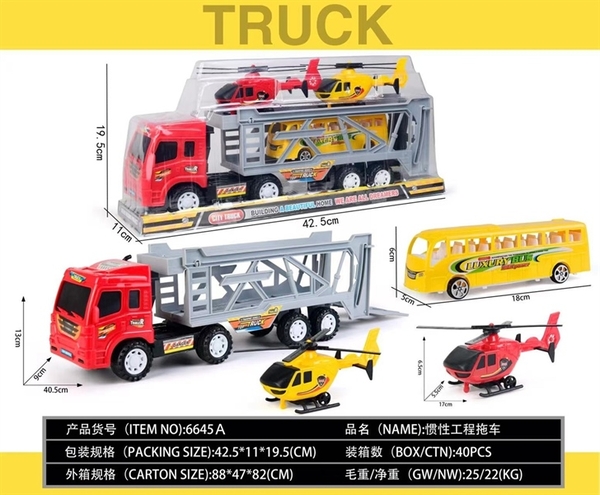 6645A HỘP KIẾNG XE CÔNG TRÌNH TRỚN 2 TẦNG CHỞ 3C XE (BUS, TRỰC THĂNG)