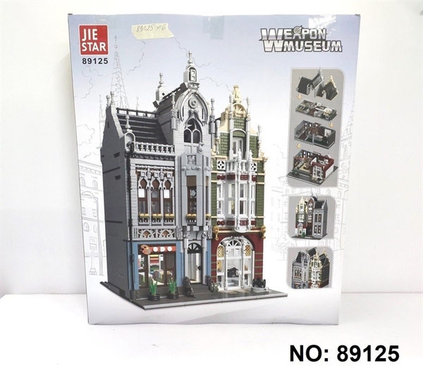89125 HỘP LOG RÁP NHÀ LÂU ĐÀI 3535 MIẾNG WEAPON MUSEUM (JIE STAR)