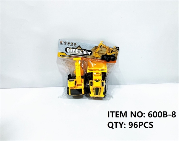 600B-8 TÚI XE CÔNG TRÌNH KHÔNG TRỚN 2C ĐỦ MẪU (CÀO, XÚC) (PVC) City Builder