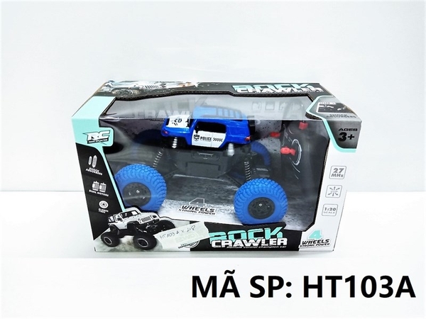 HT103A HỘP XE HƠI CẢNH SÁT ĐỊA HÌNH ĐIỀU KHIỂN 7 ĐỘNG TÁC, CÓ SẠC, TL 1:20