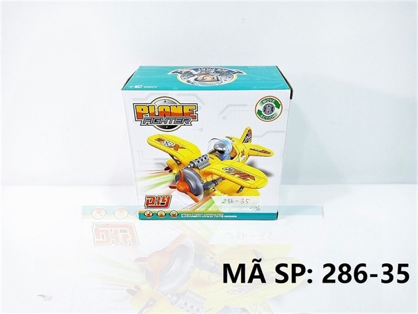 286-35 HỘP MÁY BAY CHIẾN ĐẤU PIN ĐÈN Plane Fighter