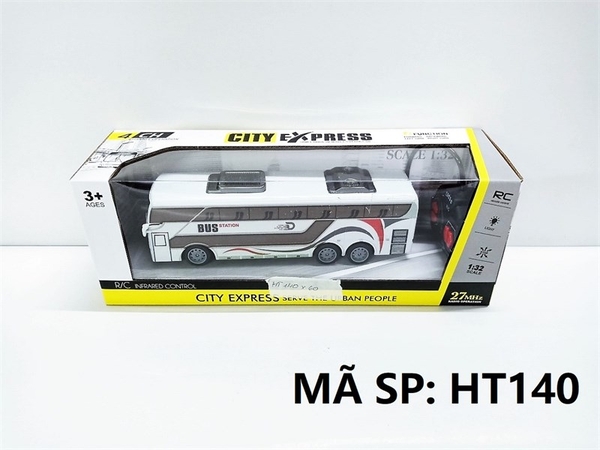 HT140 HỘP XE BUS ĐK 7 Đ.TÁC, KHÔNG SẠC TL 1:32 City Express