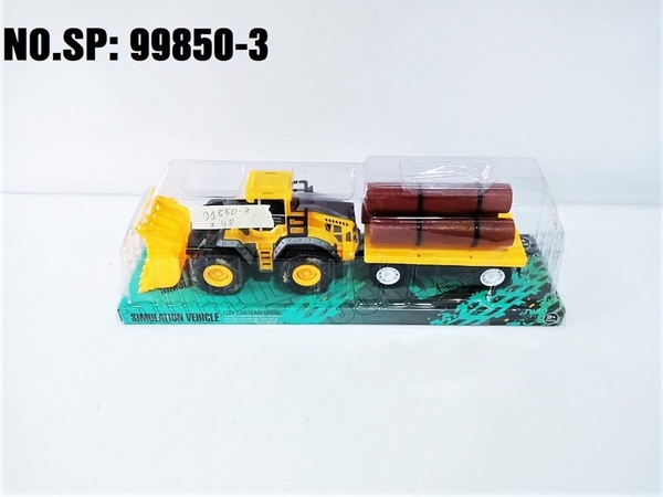 99850-3 HỘP KIẾNG XE CÔNG TRÌNH TRỚN XÚC KÉO 1 TOA CHỞ GỖ 99750-, 99753-, 99853-