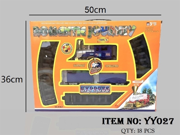 YY027 HỘP ĐƯỜNG RAY XE LỬA THOMAS PIN KHÓI THOMAS 19 MIẾNG