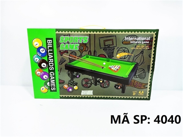 4040 HỘP BÀN BIDA LỖ Sports Game