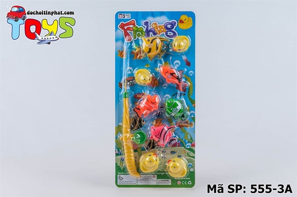 555-3A VĨ CÁ 1 CẦN 9C (4 VỊT, 5 CÁ)