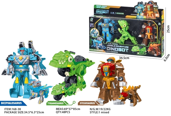 168-38  HỘP RÁP ROBO BIẾN HÌNH KHÙNG LONG 3C