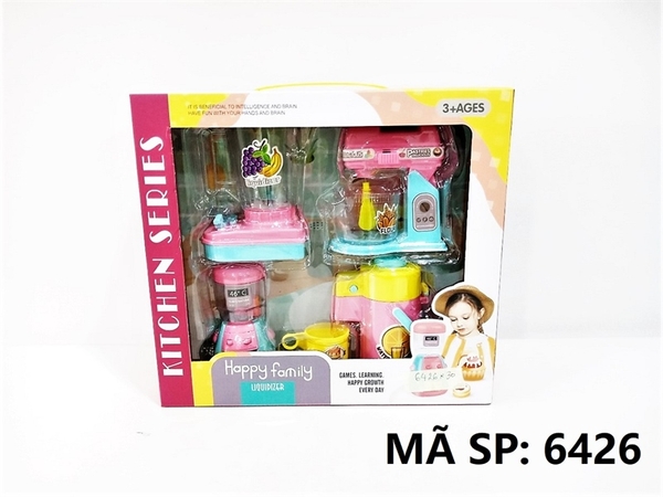 6426 HỘP BẾP 4 MÓN KHÔNG PIN (SINH TỐ, MÁY TRỘN, BÌNH NƯỚC, MÁY LỌC NƯỚC) Kitchen Series