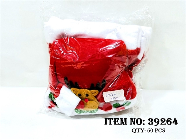 39264 BỊCH 12C NÓN NOEL GẤU, TUẦN LỘC, ÔNG GIÀ NOEL, NGƯỜI TUYẾT (22x34)