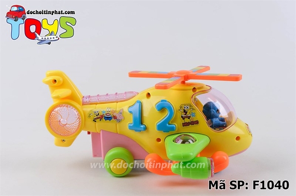 F1040 HỘP MÁY BAY TRỰC THĂNG PIN SPONGEBOB, BỌT BIỂN