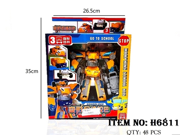 H6811 HỘP RÁP ROBO BIẾN HÌNH XE BUS