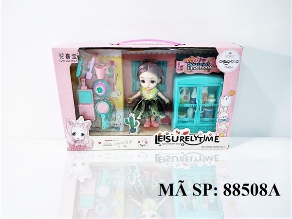 88508A HỘP BẾP TỦ LẠNH + 1C BABY KHỚP MẮT THỦY TINH + MÁY TÍNH, LY 88508